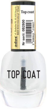 ADOS Premium Line ,top coat do lakierów klasycznych,tył
