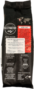 DESTINATION ,kawa Arabica mielona, Meksyk,tył