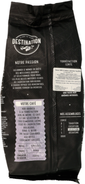 DESTINATION ,kawa 100% Arabica ziarnista,tył