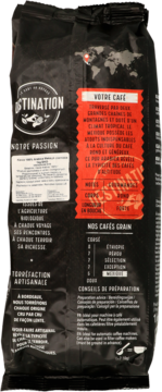 DESTINATION ,kawa 100% Arabica ziarnista, Meksyk,tył
