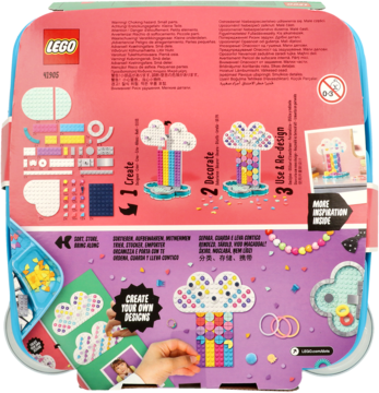 LEGO Dots ,tęczowy stojak na biżuterię,tył