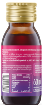 WELSOM Beauty Shot ,napój typu shot, Kolagen 1000mg, Acerola,tył
