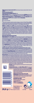 Tył opakowania Bebilon Profutura DUOBIOTIK 2, z informacjami o składzie, barcode i logo Danone, na jasnym tle.
