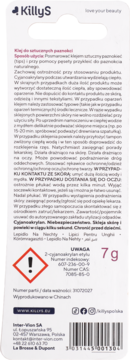 KILLYS Salon Results ,klej do sztucznych paznokci,tył