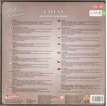 TACTIC Chess ,szachy, 7+,tył