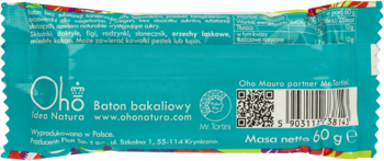 OHO IDEA NATURA ,baton bakaliowy, Mauro,tył