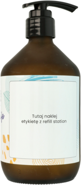 ONLYBIO ,butelka szklana, poj. 500 ml,tył