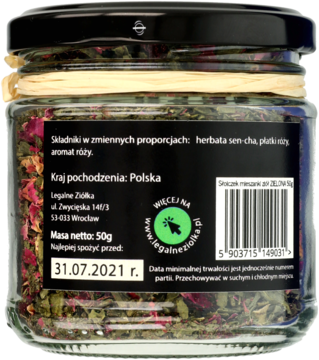 LEGALNE ZIÓŁKA Radość ,herbatka sen cha,tył