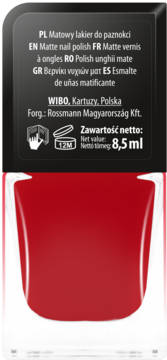 WIBO ,lakier do paznokci, nr 3,tył