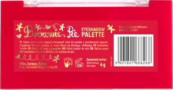 LOVELY ,paleta cieni do powiek, Brownie Pie,tył