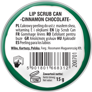 LOVELY ,peeling do ust Cinnamon Chocolate,tył