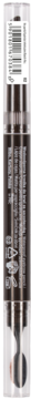 Zamazana kredka do brwi Lovely Brow Pencil & Brush 2w1, odcień 02, z widocznym kodem i fragmentami tekstu.