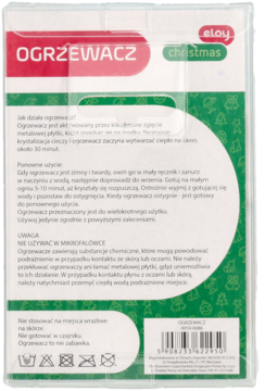 ELOY Christmas ,ogrzewacz- miś polarny,tył