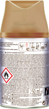 AIR WICK ,zapas do automatycznego odświeżacza, waniliowe ciasteczko,tył