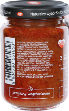 HOTZ ,pesto czerwone, z suszonych pomidorów,tył
