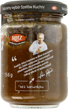 HOTZ ,konfitura z czerwonej cebuli,tył