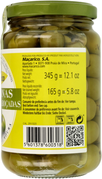 MAÇARICO ,oliwki zielone, drylowane,tył