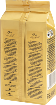 LAVAZZA Qualita Oro ,kawa mielona, palona, 100% Arabica,tył