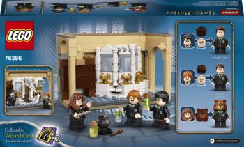 LEGO Harry Potter ,klocki, Hogwarts™: Błąd w eliksirze wielosokowym, 7+, 76386,tył