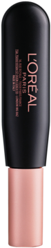 Tusz do rzęs L'Oréal Paris 30H Volume w czarno-różowej tubie, widok z przodu, logo w kolorze różowego złota.