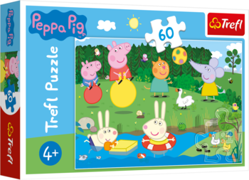 TREFL ,puzzle, 60 elementów, 4+, różne rodzaje,tył