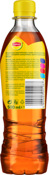 LIPTON ,niegazowany napój herbaciany, bez cukru, Lemon,tył