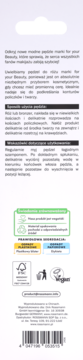 Tył białego opakowania pędzla do różu for your Beauty Professional. Widoczne instrukcje, loga eko, kod kreskowy.