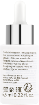 NEONAIL ,oliwka do skórek, witaminowa, Intense,tył