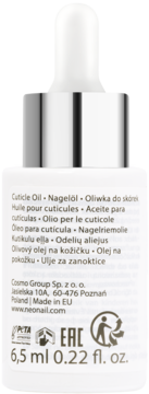NEONAIL ,oliwka do skórek, witaminowa, Soft,tył