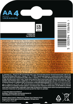 DURACELL Optimum ,baterie alkaliczne, AA,tył