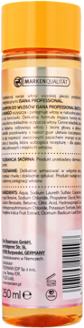 ISANA PROFESSIONAL ,szampon do włosów zniszczonych i suchej skóry głowy, Bazylia i Mango,tył