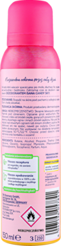 ISANA ,dezodorant w spray'u, Candy Sky,tył