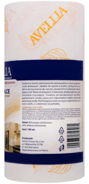 AVELLIA ,ścierki na rolce, kuchenne,tył