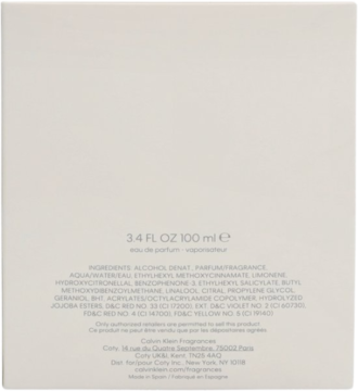 CALVIN KLEIN Women ,woda perfumowana dla kobiet,tył