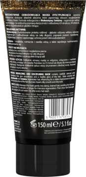 L'BIOTICA BIOVAX Glamour Phytokeratin Treatment,maska do włosów, intensywna odbudowa, wygładzenie i blask,tył