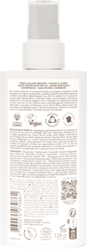 ALPHANOVA Organic Sun Kids,spray przeciwsłoneczny do twarzy i ciała, dla dzieci, wodoodporny, SPF 50,tył