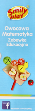 SMILY PLAY ,zabawka rozwijająca, Owocowa Matematyka, 36m+,tył
