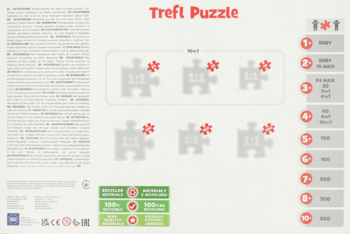 TREFL Bing ,puzzle, zestaw 10w1, 4+,tył