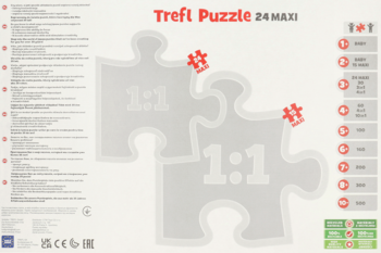 TREFL Paw Patrol ,puzzle, 24 elementów, 3+,tył
