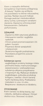 Krem K-beauty z proteinami koziego mleka, nawilża i chroni skórę twarzy przed fotostarzeniem.