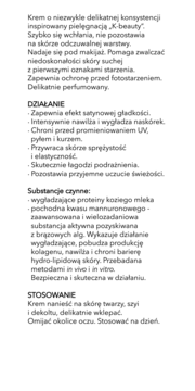Szczegółowy opis kremu inspirowanego K-beauty: właściwości, działanie i składniki aktywne produktu.