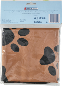 WINSTON ,wielofunkcyjna mata dla zwierzaka, 50x70 cm,tył