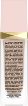 EVELINE COSMETICS Wonder Match Lumi,podkład do twarzy, rozświetlający, nr 15 Neutral,tył
