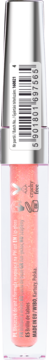 Różowy, błyszczący błyszczyk Soft Lip Colour reagujący na pH, w przezroczystej tubce ze srebrną nakrętką.