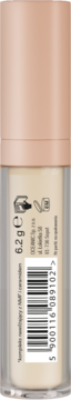 Tył butelki korektora-serum Gentle Nude 400 Nude, 6.2g, z kodem kreskowym i etykietą producenta.