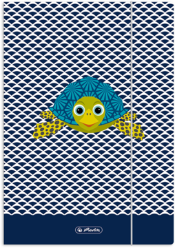 HERLITZ ,teczka z gumką, A4,tył