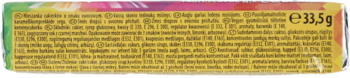 Tył kolorowego opakowania Halls cukierków owocowych mix, z polskim opisem produktu i widoczną wagą 33,5g.