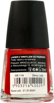 JOKO Find Your Colour ,lakier do paznokci, nr 114 Sexy Lady,tył