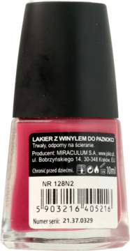 JOKO Find Your Colour ,lakier do paznokci, nr 128N2,tył