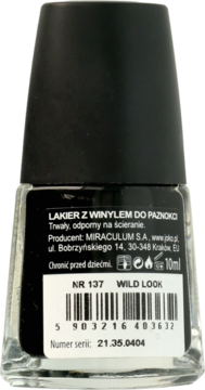 JOKO Find Your Colour ,lakier do paznokci, nr 137 Wild Look,tył